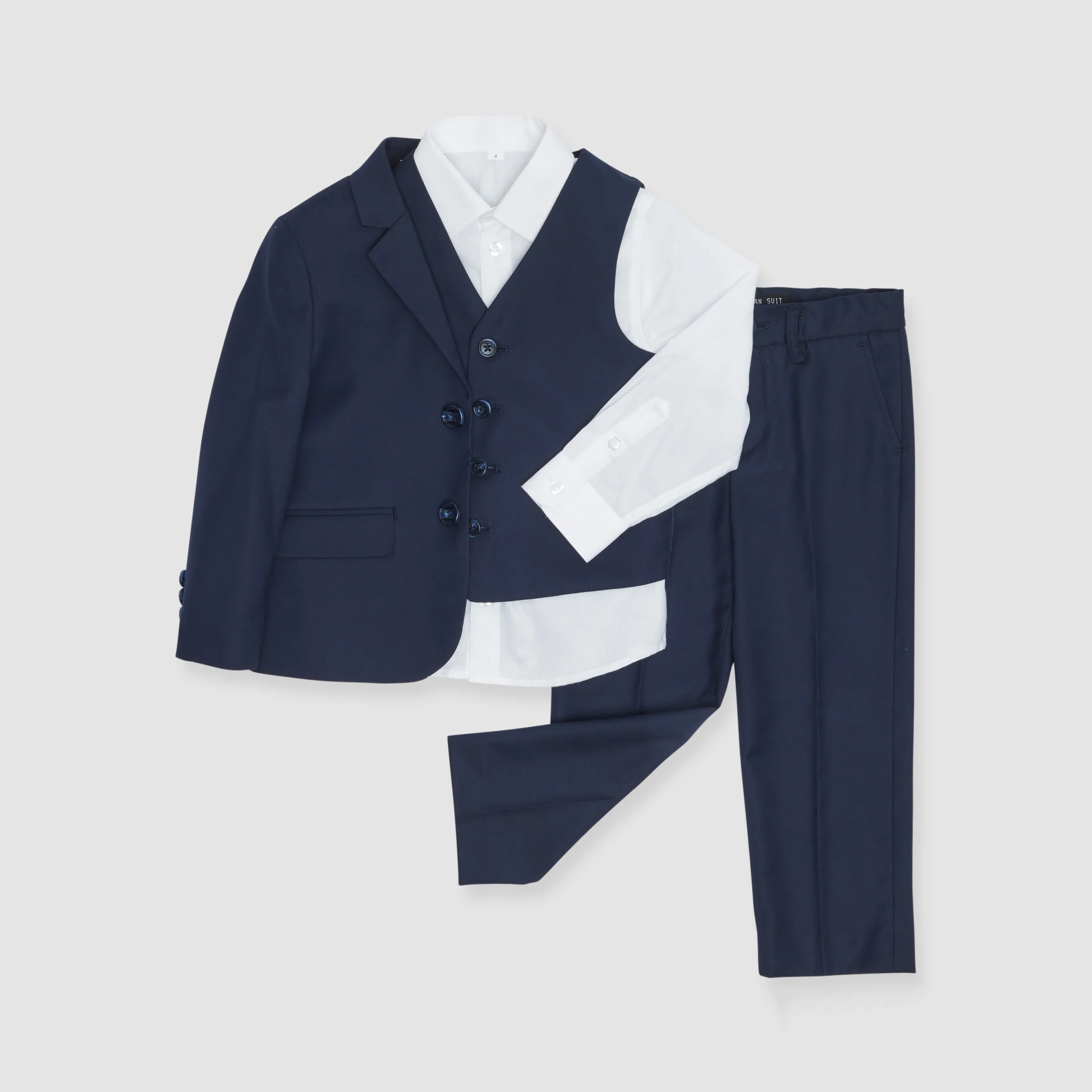Kids' Navy Blue Suit - Image 2