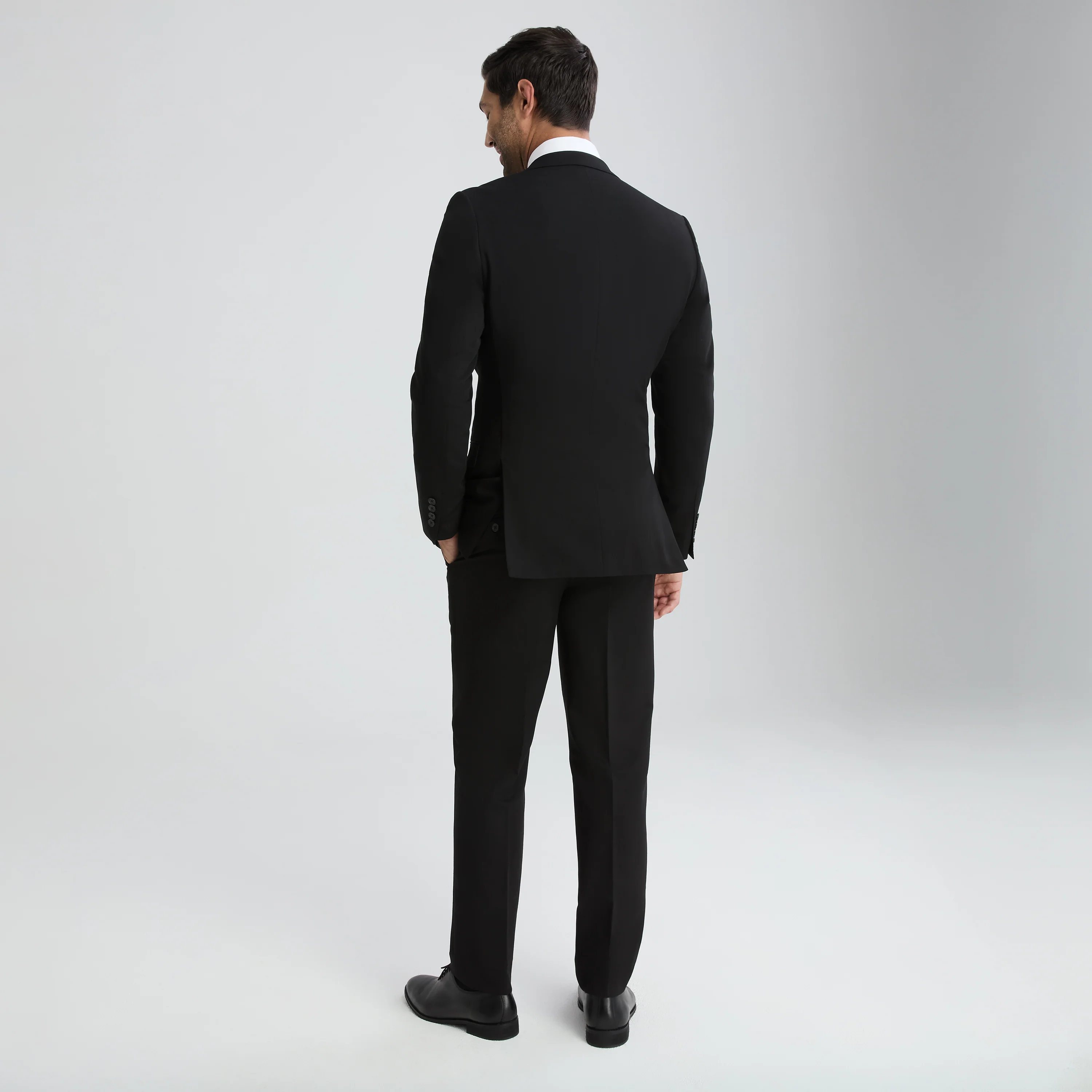 Men's Black Suit Pants - Image 4