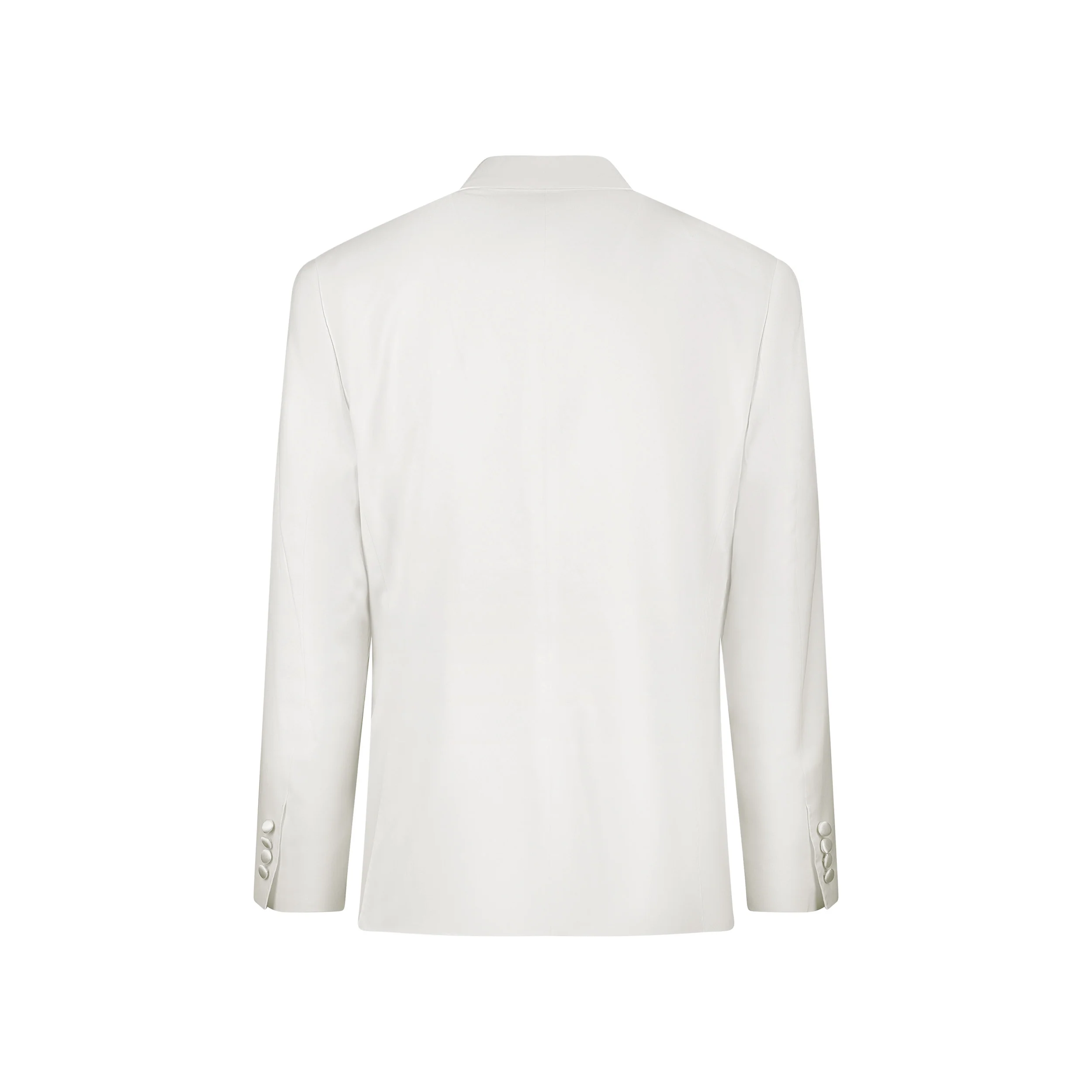 Men's Ivory White Notch Lapel Tuxedo Jacket - Image 2