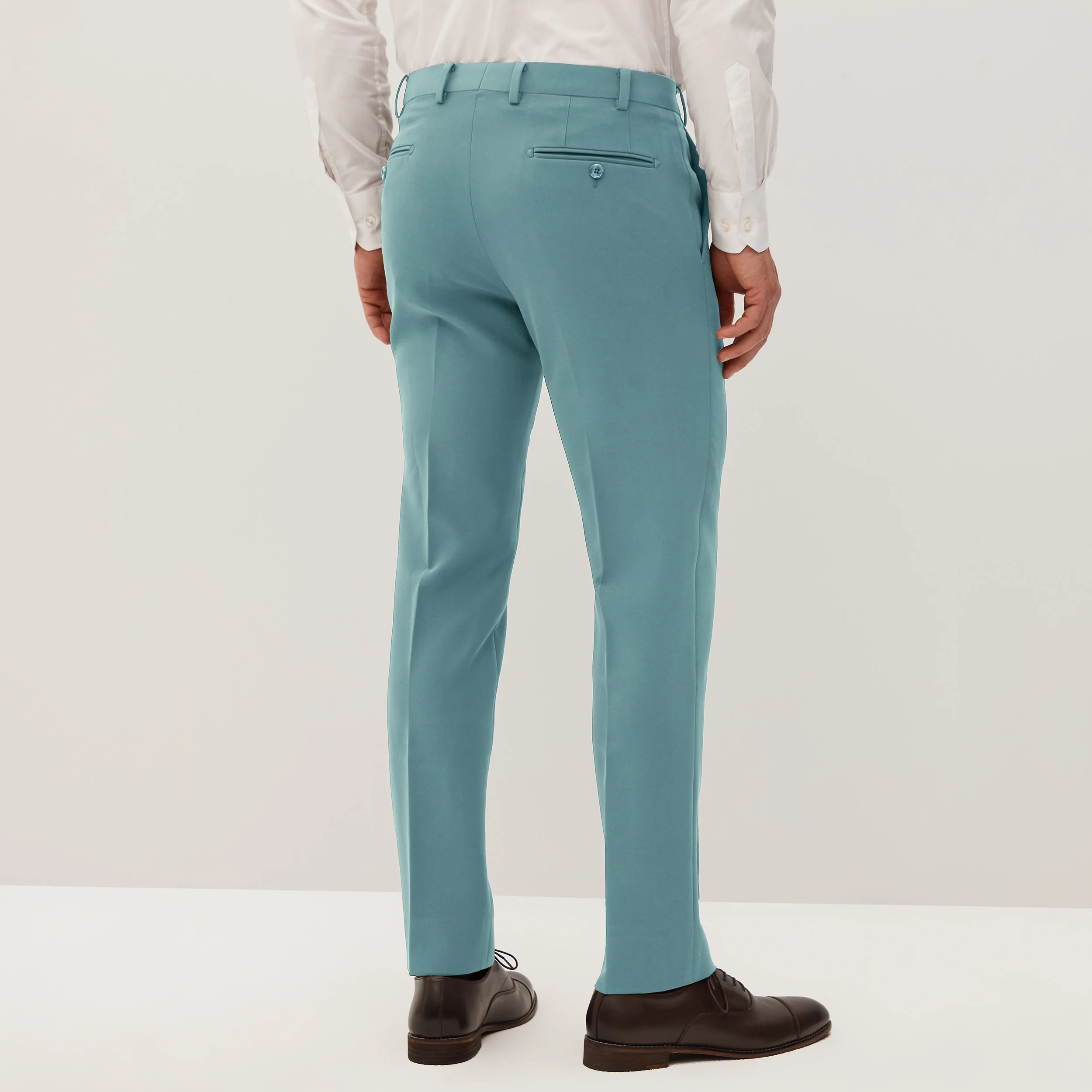 Men's Seaglass Green Suit Pants